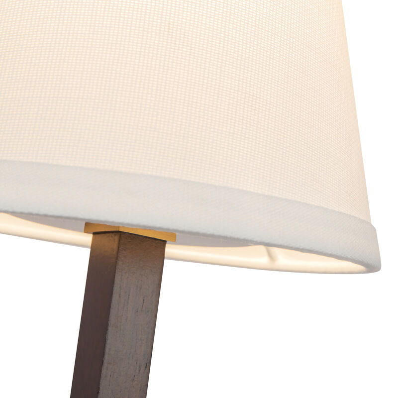 Sloan 12-in Damp-Rated Wall/Vanity Light with Linen Shade image number 4