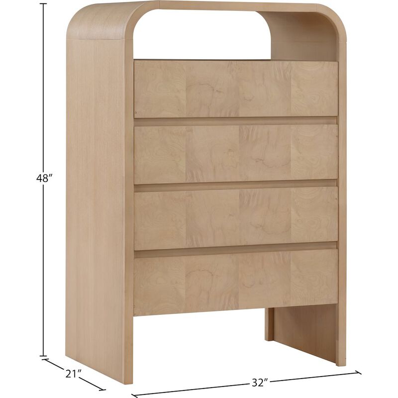 Meridian Furniture Giada Solid Wood And Veneer Chest