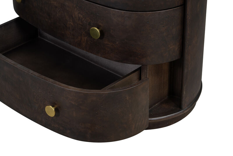 Greer Three Drawer Nightstand