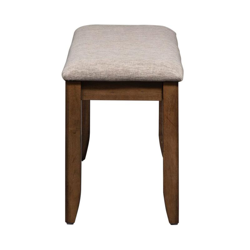 Liberty Furniture Santa Rosa Upholstered Dining Bench in Antique Honey image number 2