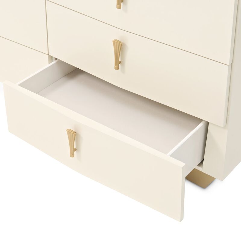 Fantosini 10-Drawer Mule Chest - Creamy Pearl image number 6