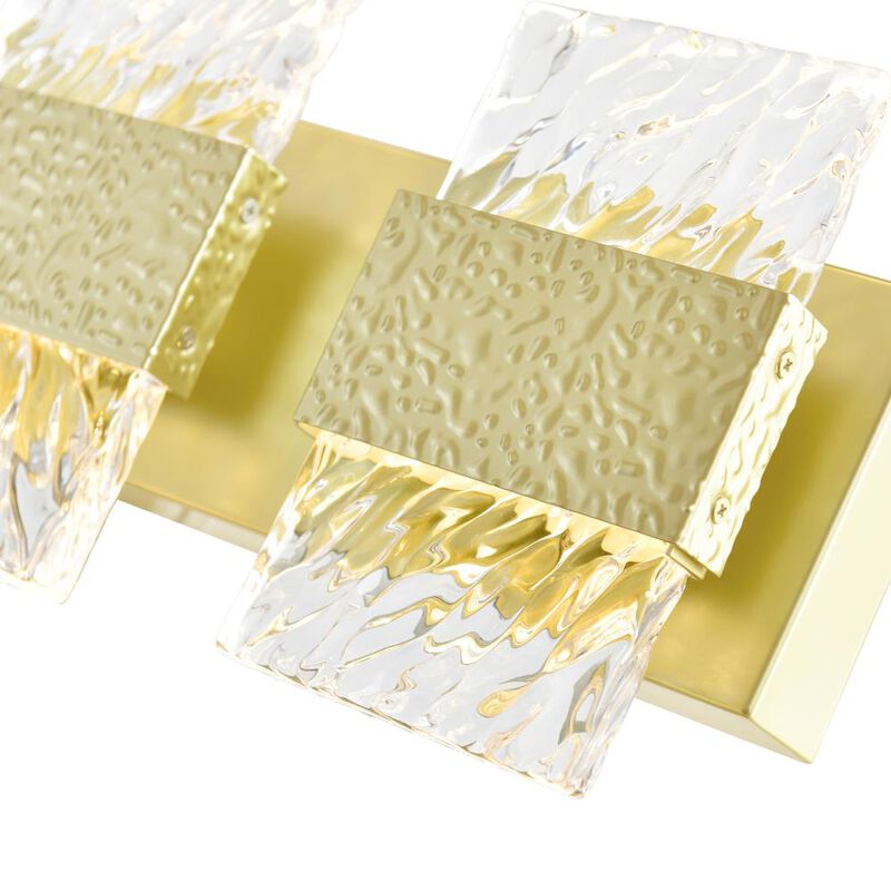 Carolina LED Wall Sconce With Gold Leaf Finish