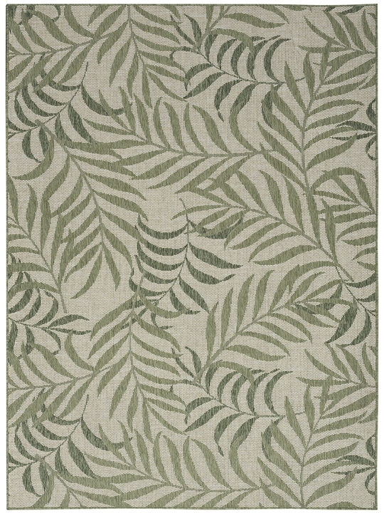 Garden Oasis GOA01 Ivory/Green 6' x 9' Rug