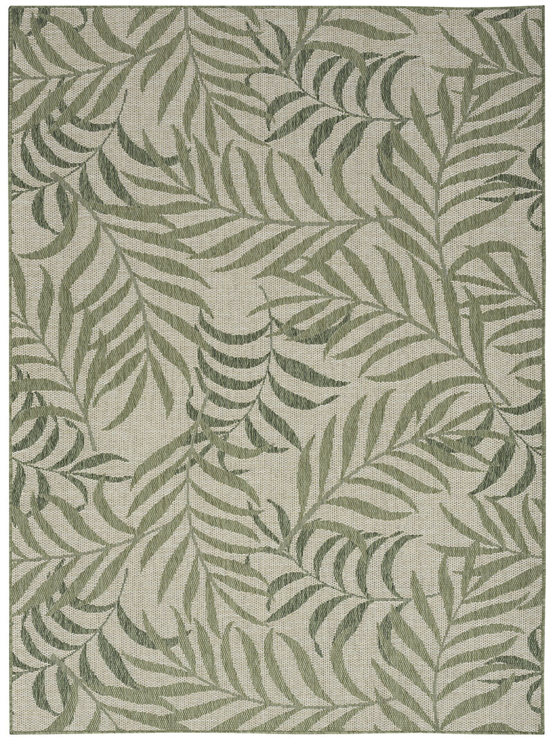 Garden Oasis GOA01 Ivory/Green 6' x 9' Rug