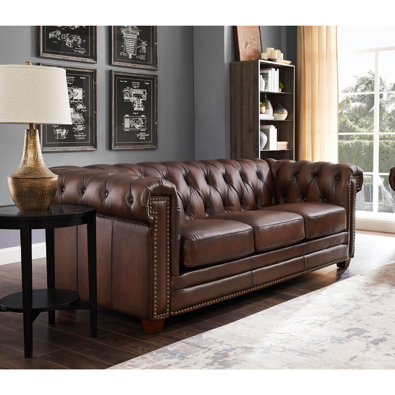 Stanwood Top Grain Leather Sofa