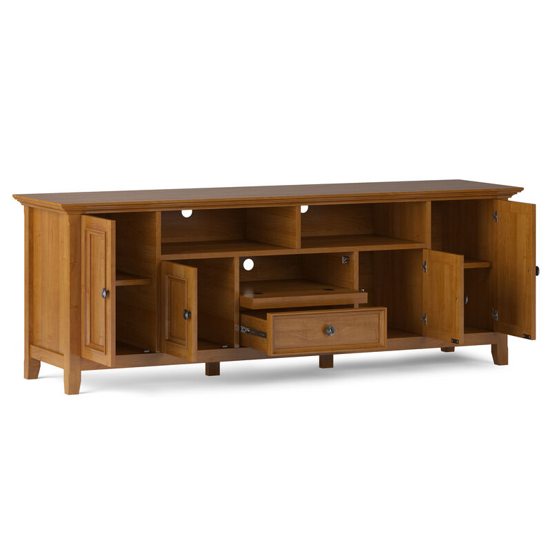 Diszuf Wide Solid Wood TV Stand image number 2