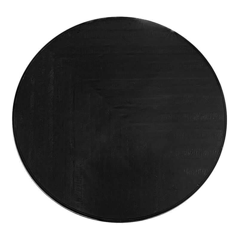 Moe&rsquo;s Parq 60 Inch Round Dining Table Black