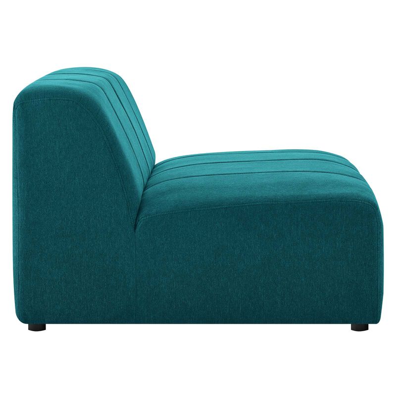 Bartlett Upholstered Fabric Armless Chair image number 2