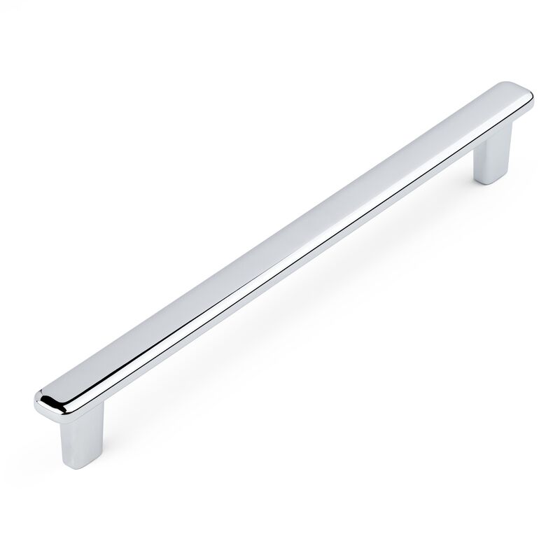 Hestia Hardware 10 Pack 7.56 Inch Modern Curved Edge Flat Bar Pull image number 0