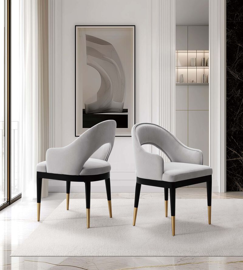 Carrington Gray Dining Chairs (Set of 2)