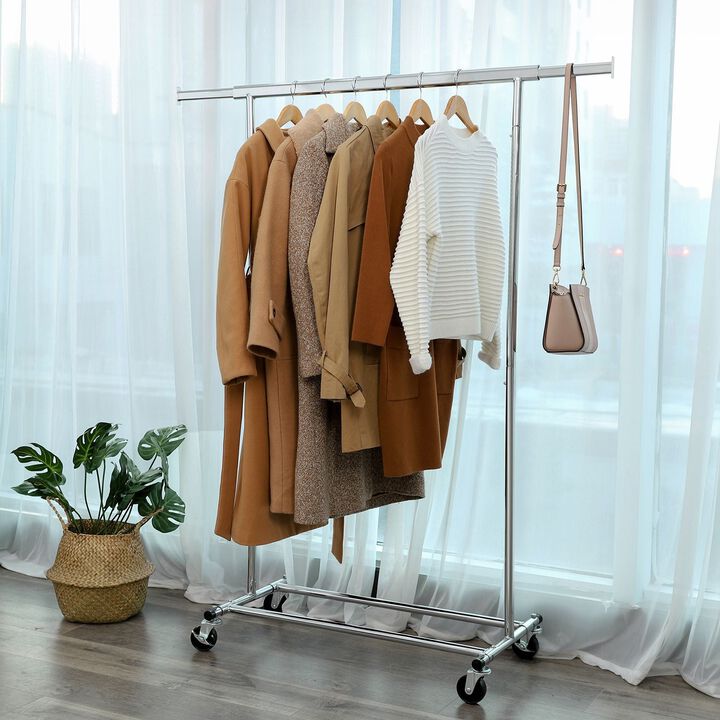 BreeBe Clothes Rack with Shelf