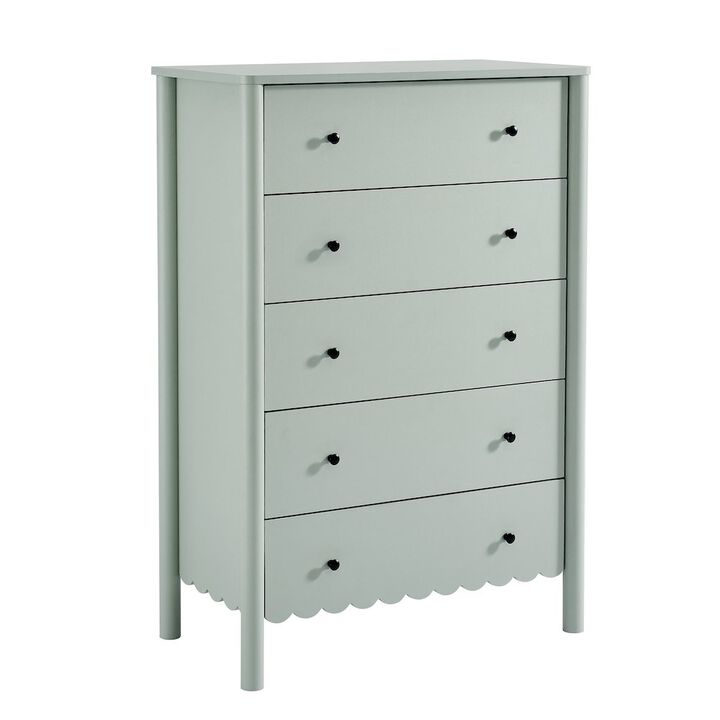 Emmeline Scalloped 5-Drawer Chest