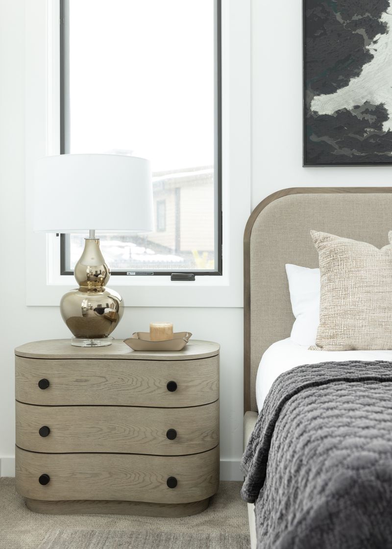 Emery Three Drawer Nightstand