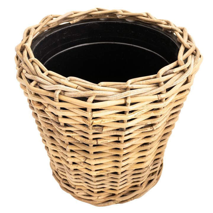 Saboga Home&trade; Round Planter with Plastic Insert