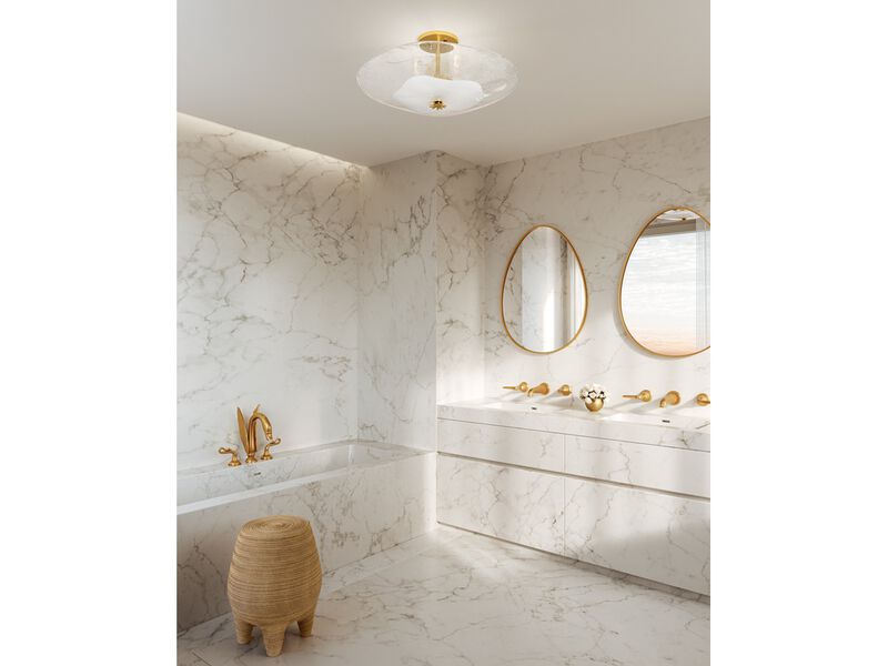 Lago Semi Flush Mount Light image number 1