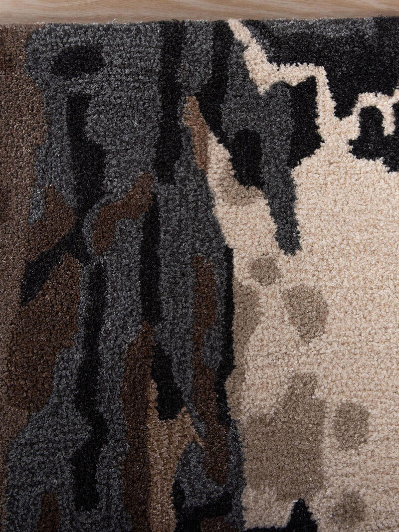 Kinetic KIN533 Brown/Blue 7'9" x 9'9" Rug