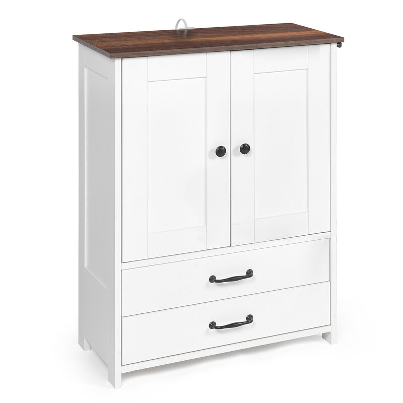 Suvild Wood Pet Feeding Station Cabinet image number 8