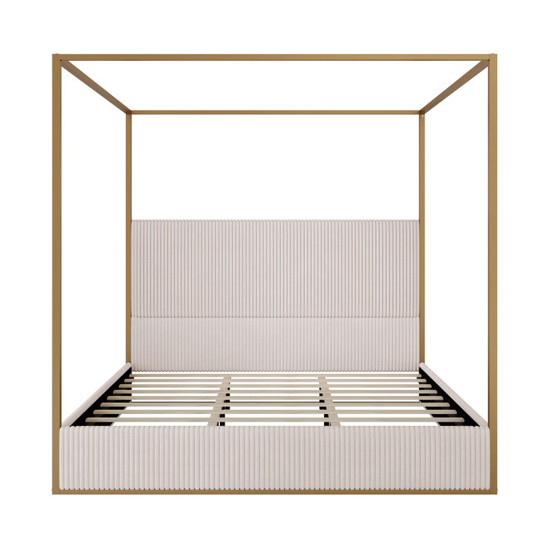 Metal Canopy Bed image number 3