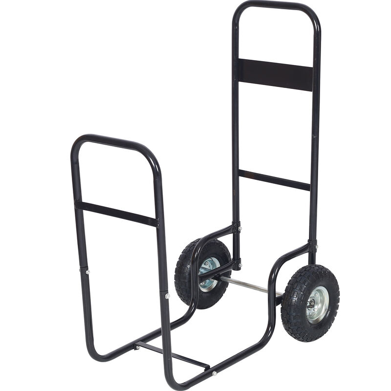 Streamdale Multipurpose Firewood & Heavy-Duty Cart with 200lb Capacity