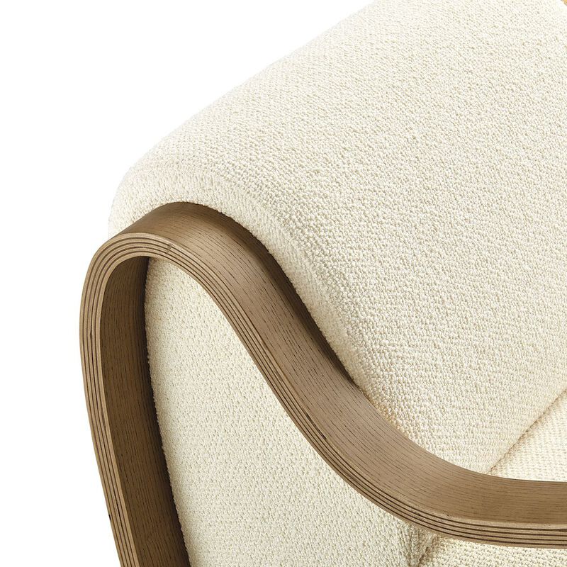 Atrium Lattice Boucle Accent Armchair image number 6