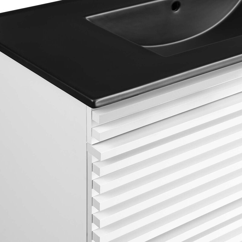 Render 36" Wall-Mount Bathroom Vanity image number 6
