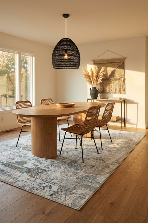 Melo Arya Gray 7'10" x 10' Rug by Label J