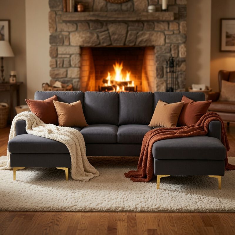 Nasbob U-Shaped Sectional Sofa image number 1