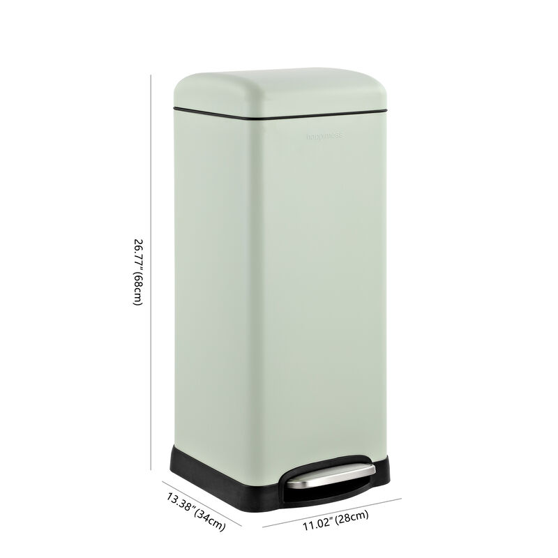 Betty Retro 8-Gallon Step-Open Trash Can