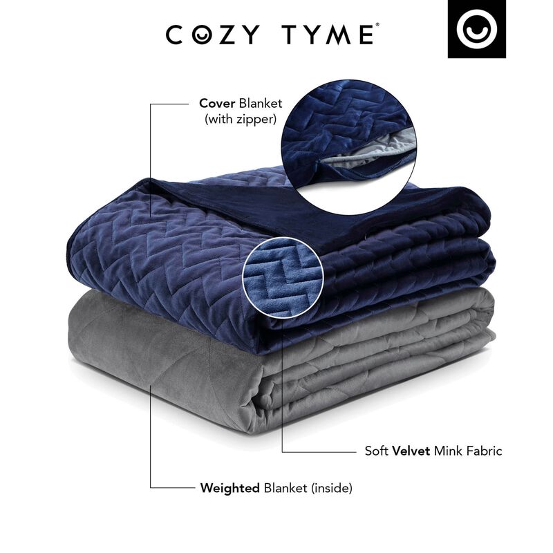 Cozy Tyme Lehana Weighted Blanket 15 Pound 48"x72"