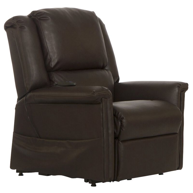 Catnapper Elsie Power Lift Lay-Flat Recliner with Disinfectable PU Fabric