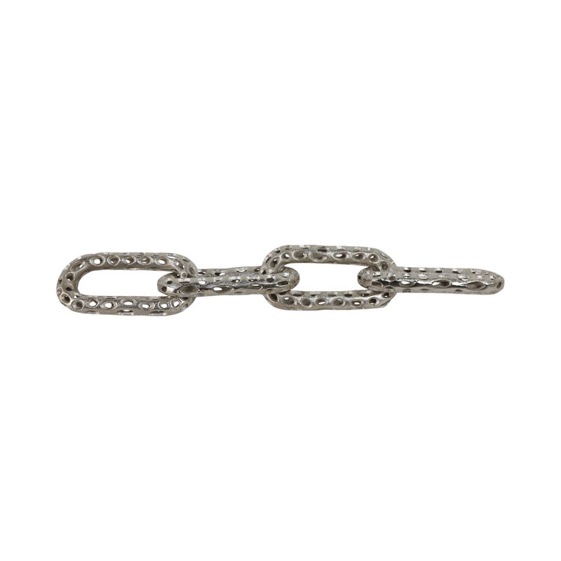 25x4 Pierced Metal Chain Link image number 3