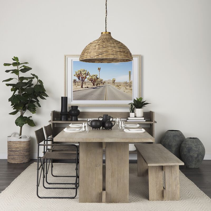 Cylinder Ceramic Table Vase with Unique Abstract Pattern