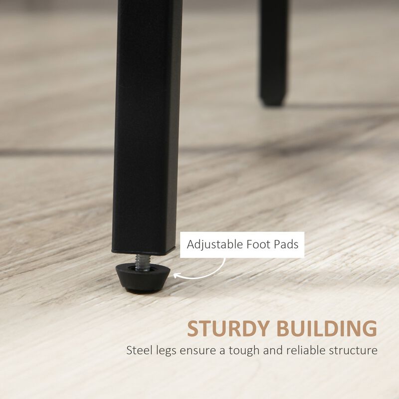 Light Brown Pub Set: 5-Piece Industrial Bar Table with Swivel Stools