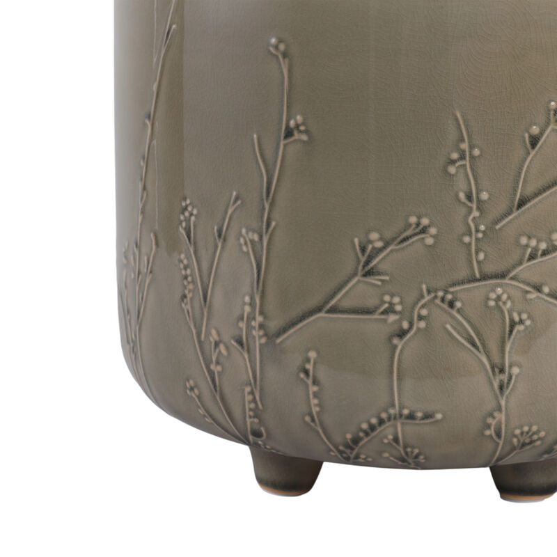 Flower Branches Planters, Cream