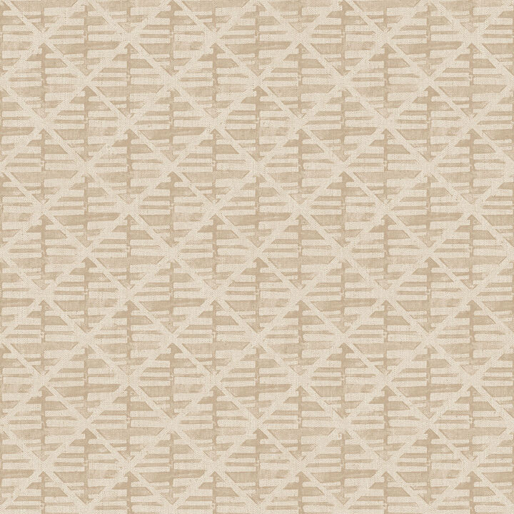 Bazaar Block Print Bronze Brown Wallpaper G78290