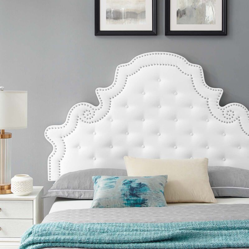 Modway - Gwyneth Tufted Performance Velvet Full Platform Bed image number 9