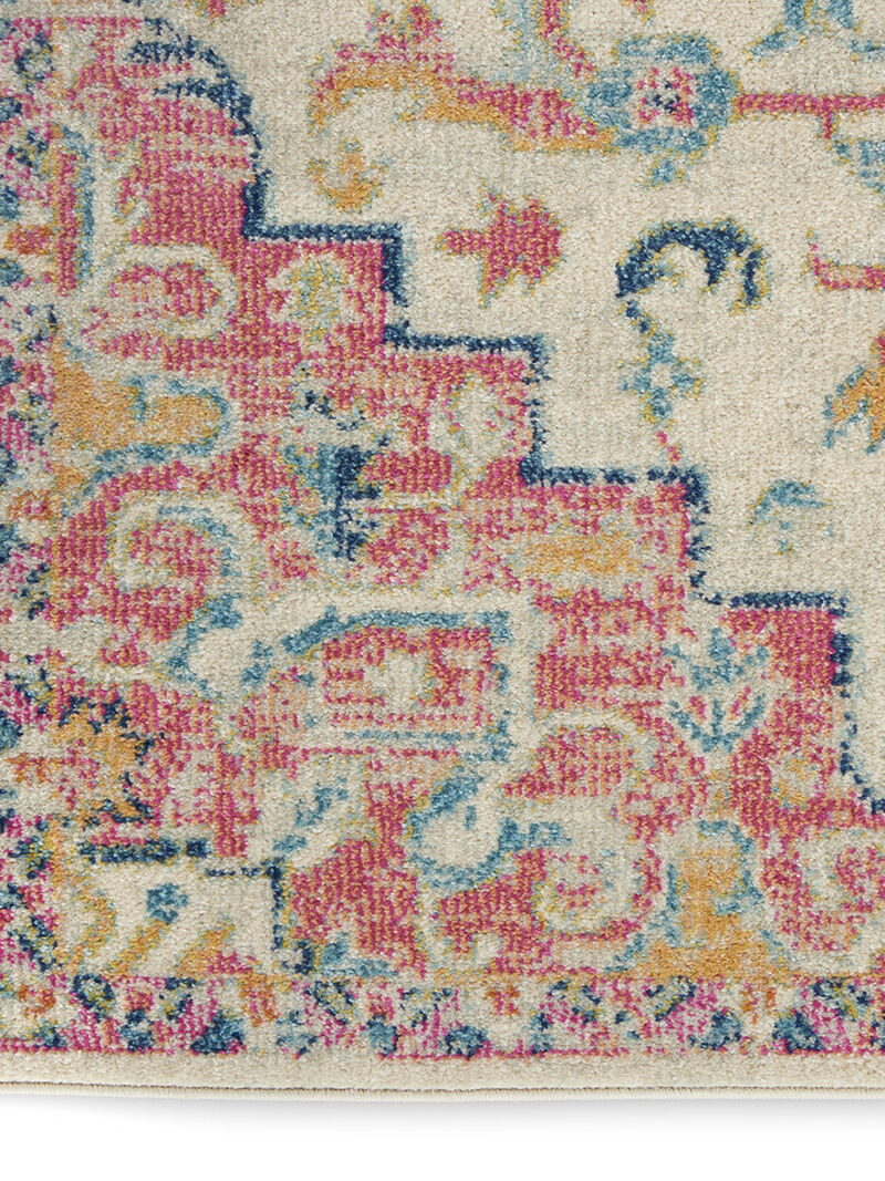 Passion PSN25 Ivory/Pink 5' x Round Rug image number 3