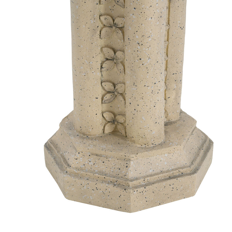 Christopher Knight Home Dorelle Mid-Century Modern Lightweight Concrete Plant Stand image number 7