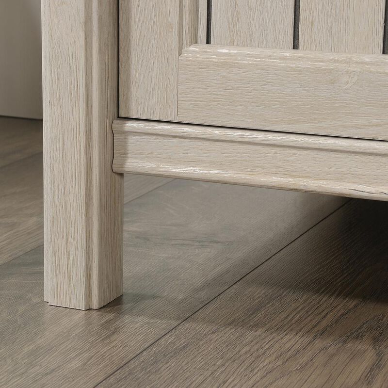 Sauder Costa Credenza  Chalked Chestnut