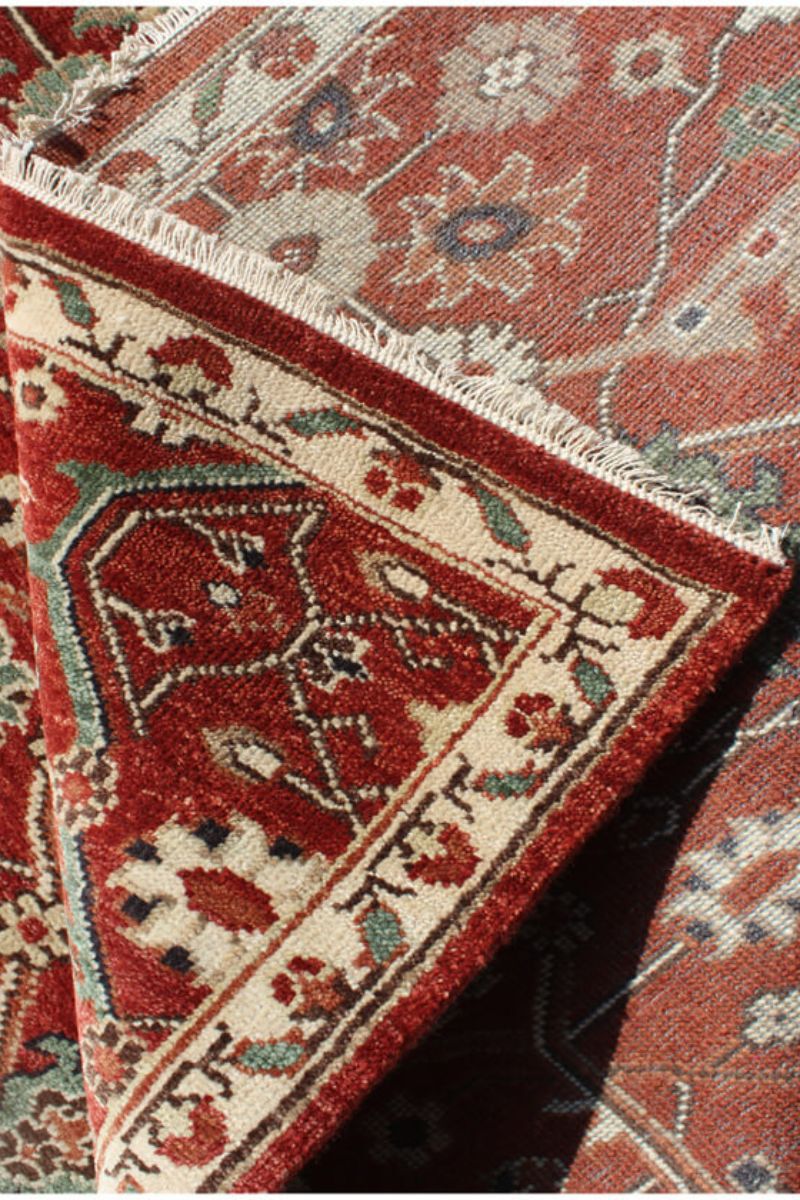 Marque 530330 Rust/Ivory 9' x 12' Rug image number 2