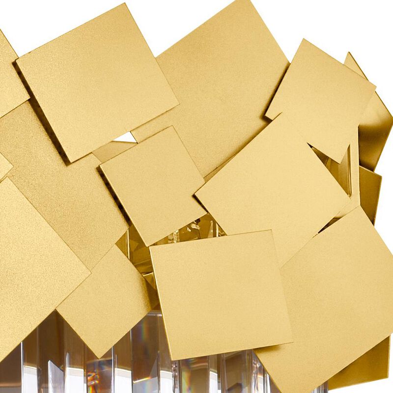 CWI Lighting Panache 3 Light Vanity Light With Medallion Gold Finish