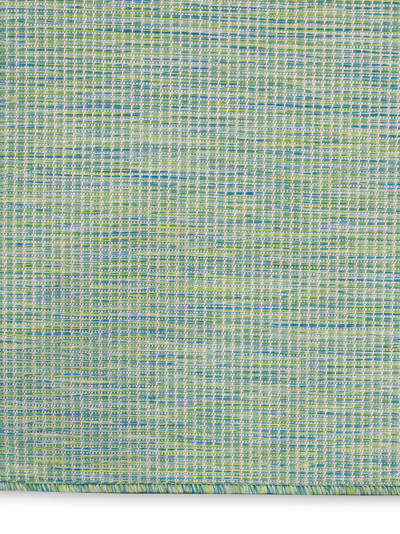 Positano POS01 Blue/Green 2'2" x 12' Rug image number 4