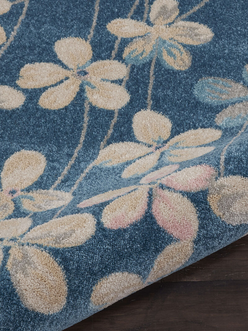 Tranquil TRA04 Turquoise 8'10" x 11'10" Rug image number 5