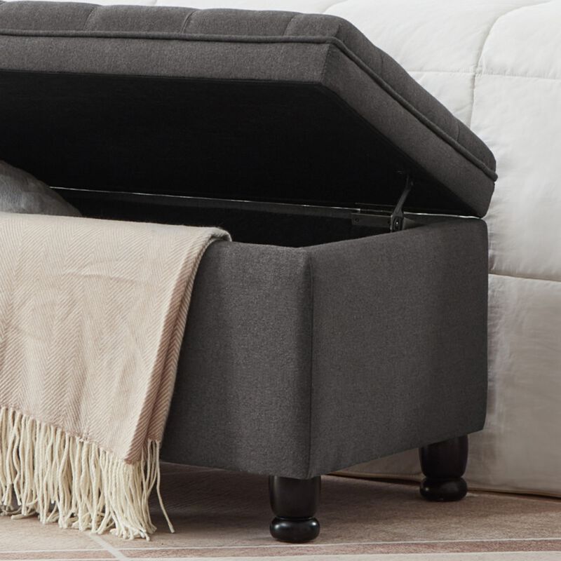 Bemgwu Storage Linen Bench image number 6