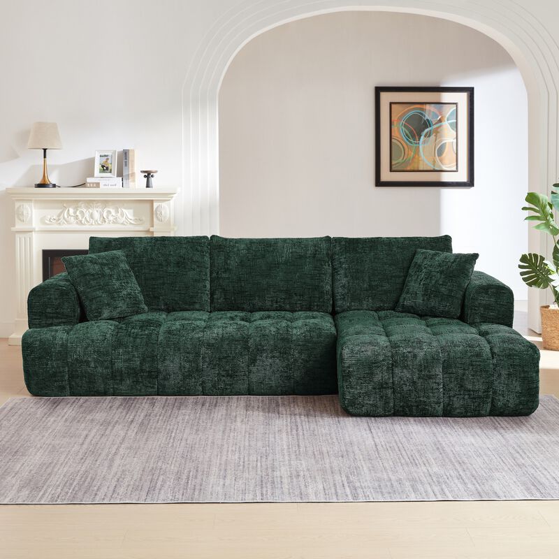 Viptnu Chenille Sectional Sofa image number 1