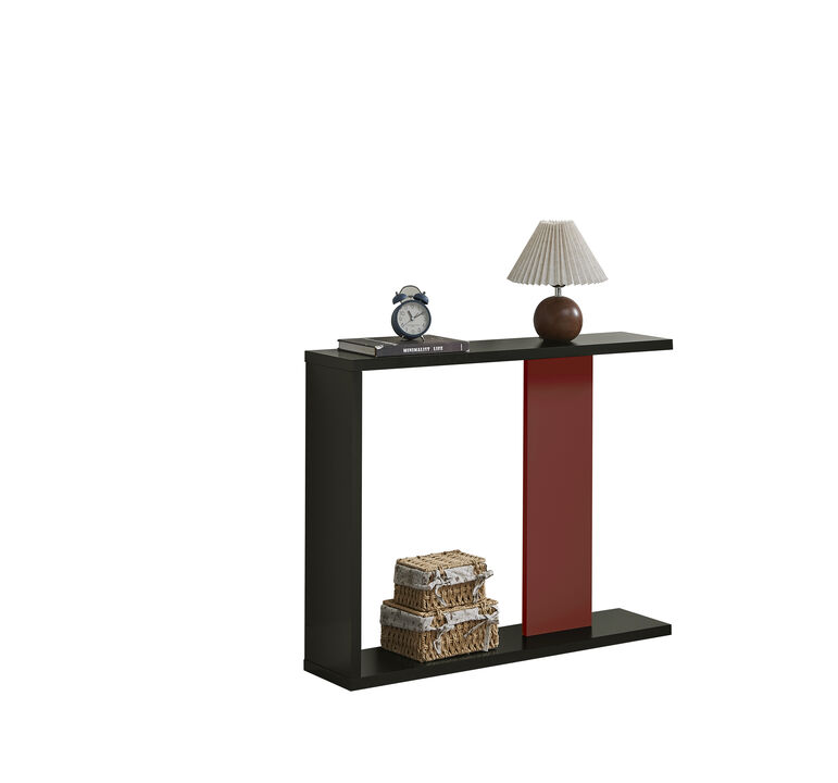 Kings Brand Furniture Indio Console Table, Entryway Sofa Table with Storage Shelf for Hallway, Entryway, Living Room, Foyer