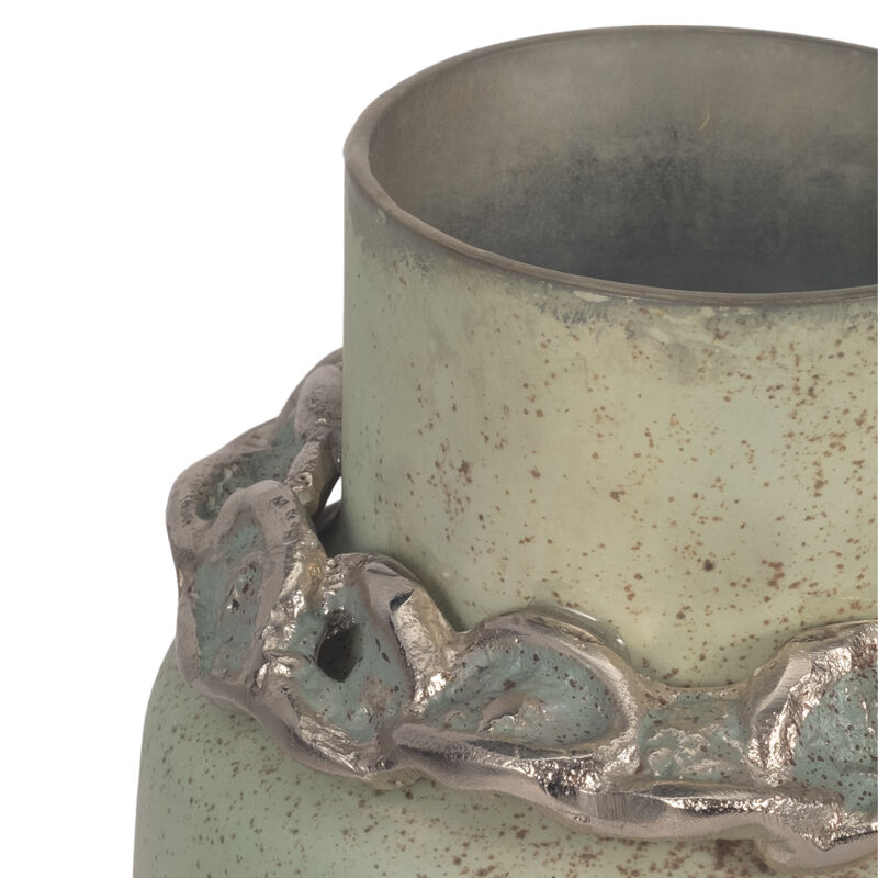 LUCASWICK Silver Glass Vase 17 image number 3