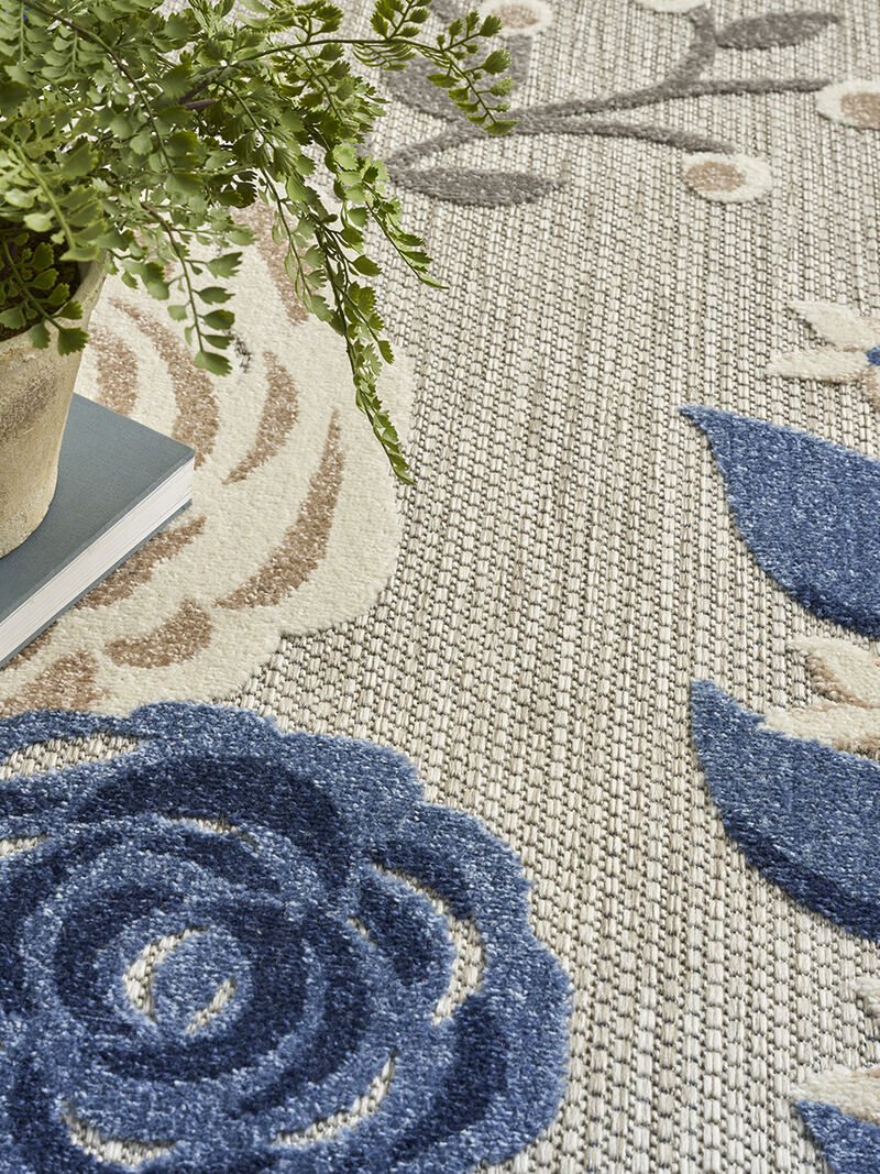 Aloha ALH32 Blue/Gray 9' x 12' Rug