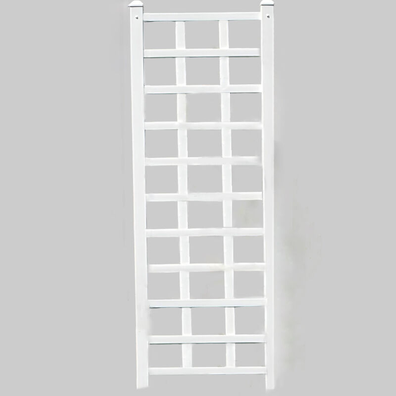 Decorative Vinyl Trellis – Wall-Mounted Lattice Panel for Vines & Flowers