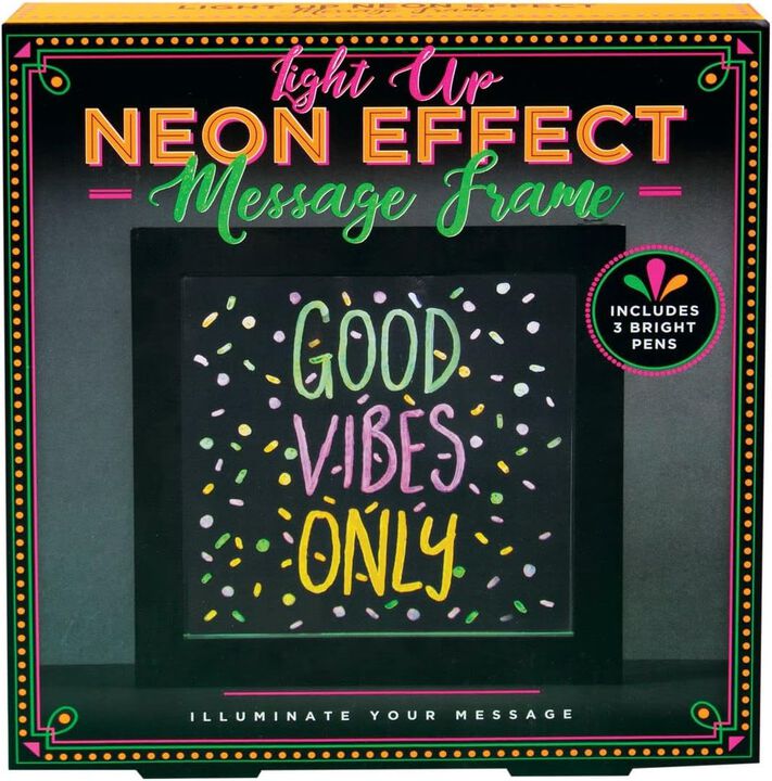 Light Up Neon Message Frame